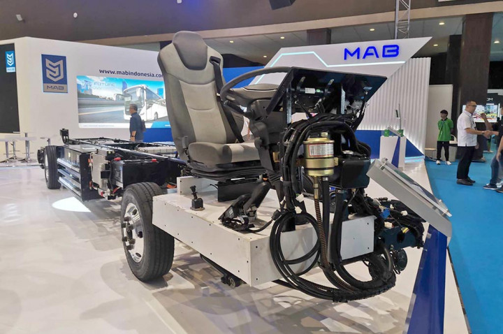 MAB Pamer Teknologi Sasis Truk Listrik, Jarak Tempuhnya Sampai 150 KM