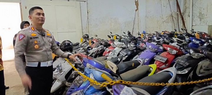 Polisi Minta Pelanggar Lalu Lintas di Bandung Ambil Motor yang Telah Ditahan sejak 2022