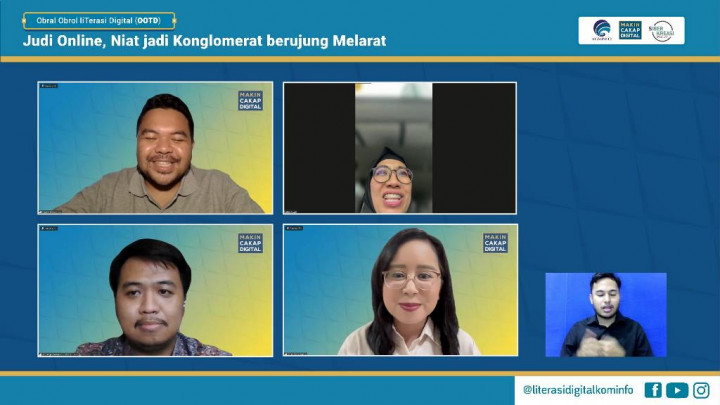 Kominfo: Nyaris Separuh Konten Negatif di Internet Dikuasai Judi Online