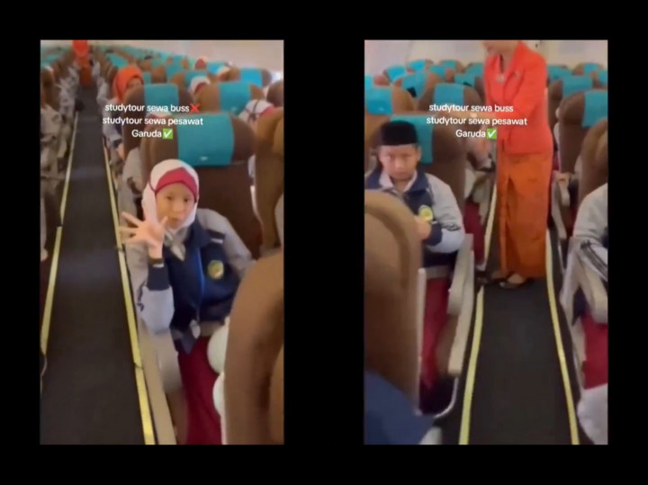 Viral Siswa SD Sewa Pesawat Garuda Pakai Uang Kas untuk Study Tour ke Jakarta
