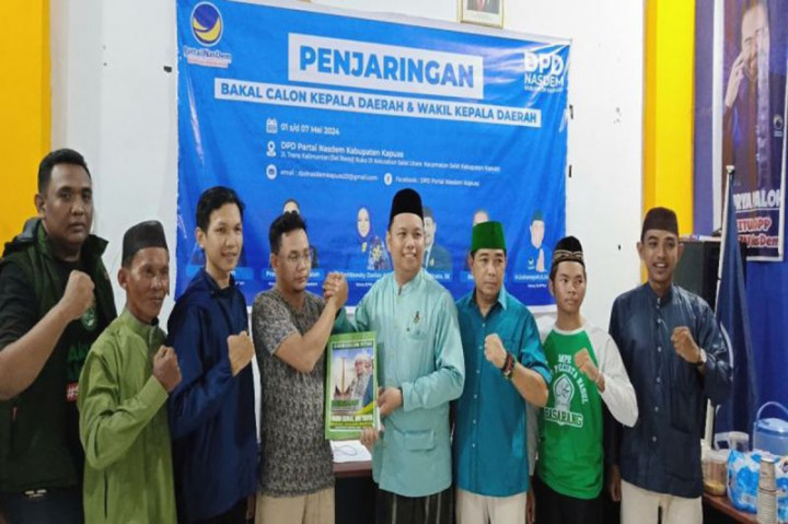 Mendaftar ke NasDem, Eks Wagub Kalteng Incar Kursi Bupati Kapuas