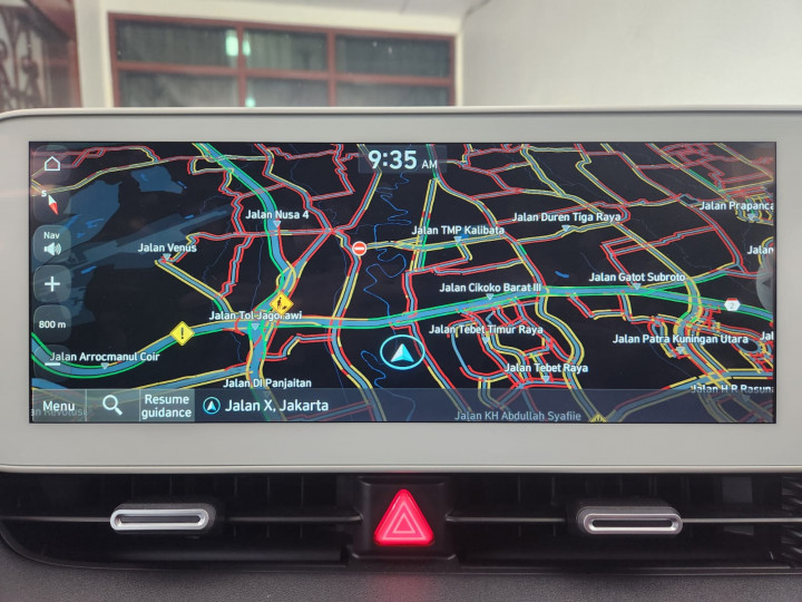 Tanpa HP, Peta dan Navigasi Lancar Jaya di Ioniq 5