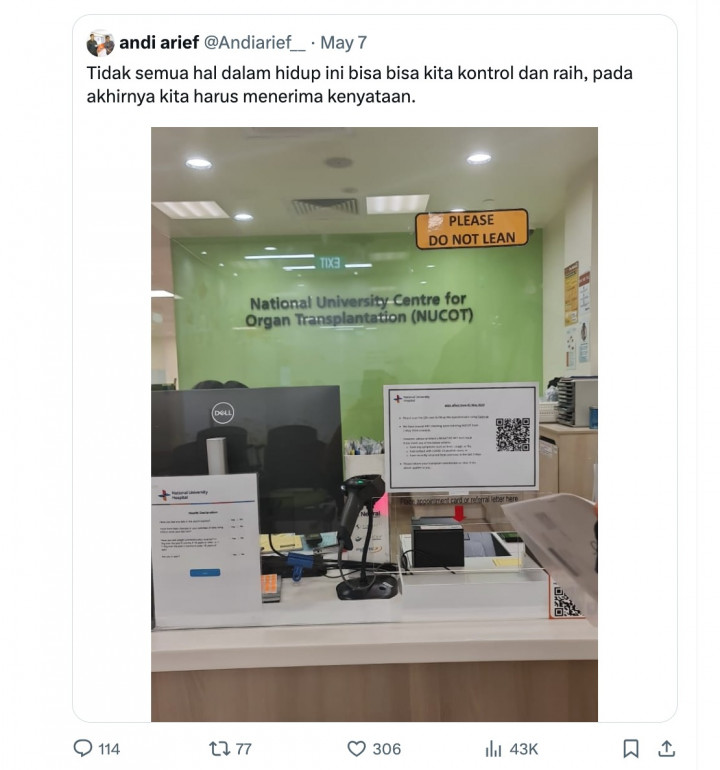 Dirawat di Singapura, Ketua Bappilu Demokrat Andi Arif Butuh Donor Hati