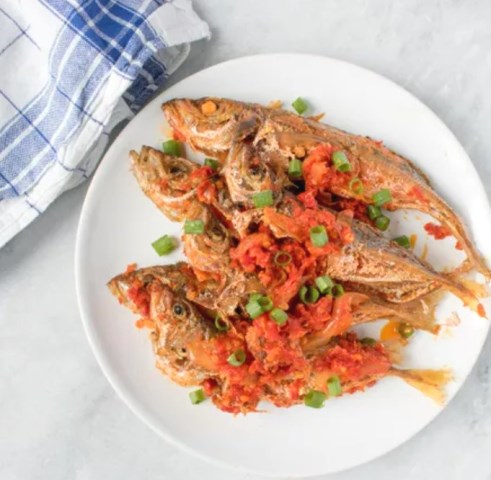 Ikan Kembung Siram Bumbu Balado