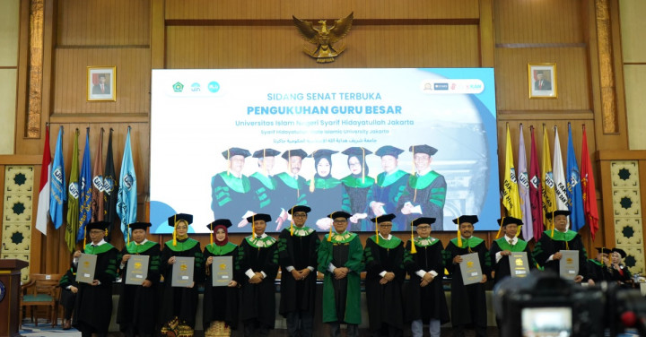 Tambah 7 Profesor, UIN Jakarta Jadi PTKIN dengan Guru Besar Terbanyak