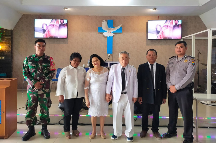 Polresta Sidoarjo dan Jajaran Amankan Ibadah Kenaikan Yesus Kristus