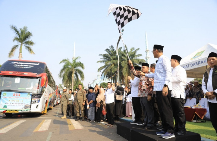 Jemaah calon Haji Kota Tangerang Mulai Diberangkatkan
