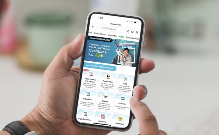 Bayar Pajak Daerah DKI Jakarta Bisa via Tokopedia, Begini Caranya