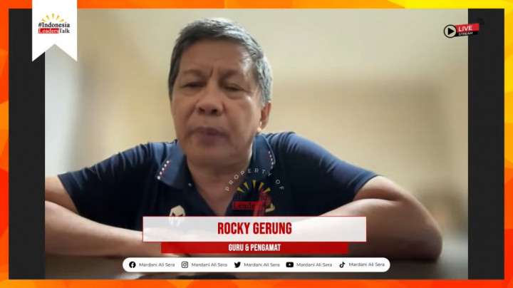 Rocky Gerung: Konstitusi Tak Ajarkan Menaikkan Biaya Pendidikan