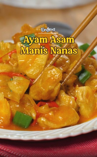 Resep ayam ini hadirkan rasa yang lengkap, gurih manis dan asam jadi satu. (Foto: Dok. Endeus TV)