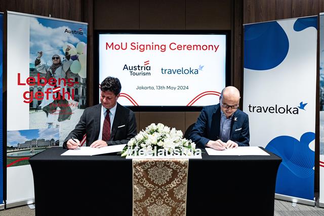 Austria Tourism dan Traveloka menandatangani MoU untuk mempromosikan Austria kepada masyarakat Asia Tenggara. (Foto: Dok. Istimewa)
