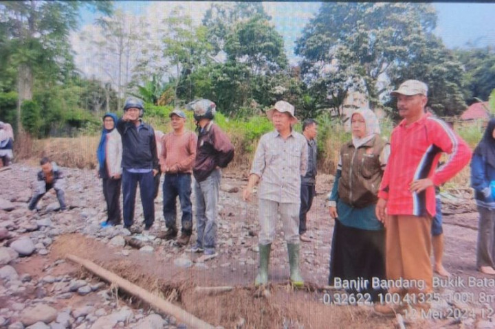 240,65 Hektare Lahan Pertanian di Agam Rusak Diterjang Banjir