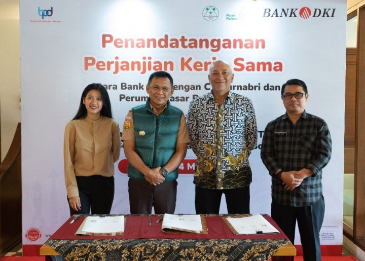 Perluas Penyaluran Kredit, Bank DKI Gandeng Perumda Pasar Pakuan Jaya