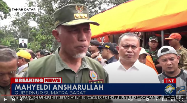 Pemprov Sumbar Siapkan Lahan Relokasi Korban Terdampak Banjir Bandang