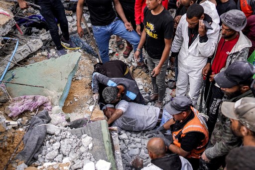 Bejatnya Israel Serang Pengungsi Gaza di Nuseirat Hingga Tewaskan 40 Orang