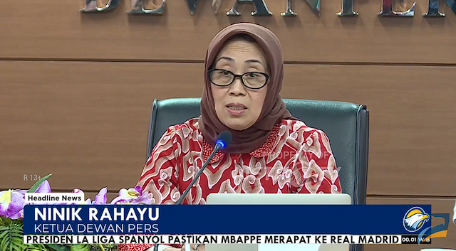 Dewan Pers Tolak Revisi RUU Penyiaran