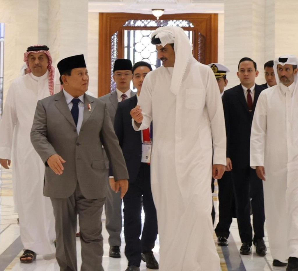 Bicara di Qatar Economic Forum, Menhan Prabowo Bahas Pembangunan Negara