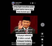 Cek Fakta: Prabowo Tawarkan Bantuan Lewat Aplikasi WhatsApp, Ini Faktanya