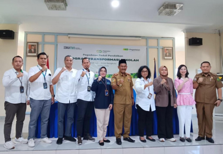 Dukung Kualitas Pendidikan Anak Indonesia, Pegadaian Peduli Transformasi Sekolah di Bengkulu