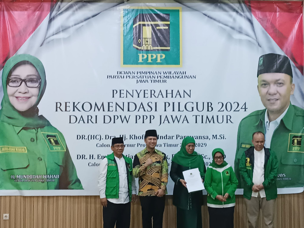 PPP Beri Rekomendasi Khofifah-Emil Dardak Pasangan Cagub-Cawagub Jatim