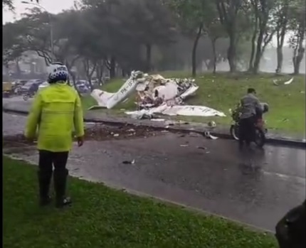 3 Orang Tewas Akibat Insiden Jatuhnya Pesawat Latih di BSD