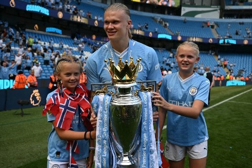 Striker Man City Erling Haaland jadi Top Skorer Liga Inggris