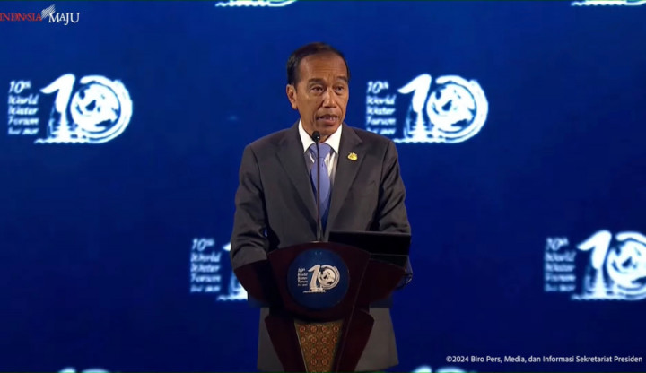 Jokowi: Setiap Tetes Air Sangat Berharga