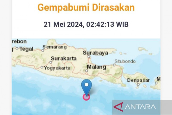 Kabupaten Malang Diguncang Gempa Selasa Dini Hari