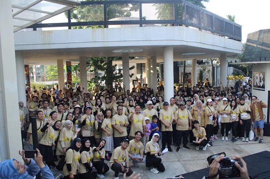 Fikom UMB Tularkan Gaya Hidup Sehat Lewat <i>Fun Walk</i>