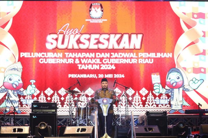 KPU Riau Resmi Luncurkan Tahapan dan Jadwal Pilkada Serentak
