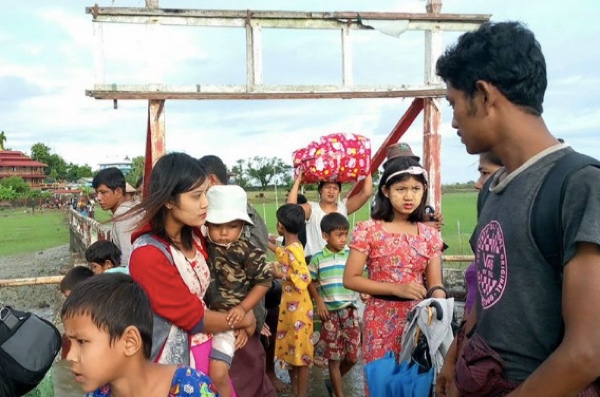 Rohingya Terjebak Pertempuran Separatis Arakan dan Militer Myanmar