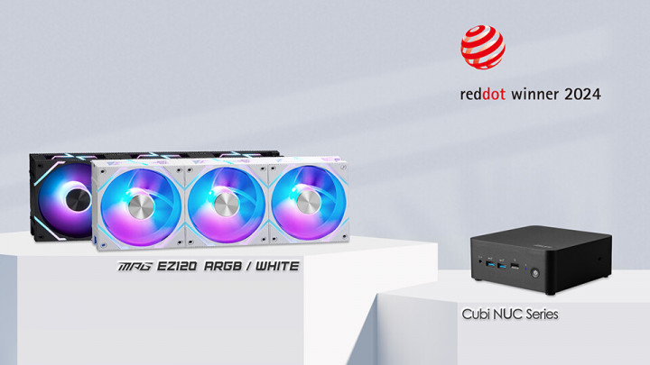 MSI Cubi NUC Series dan MPG E120 ARGB Menang Red Dot Award 2024