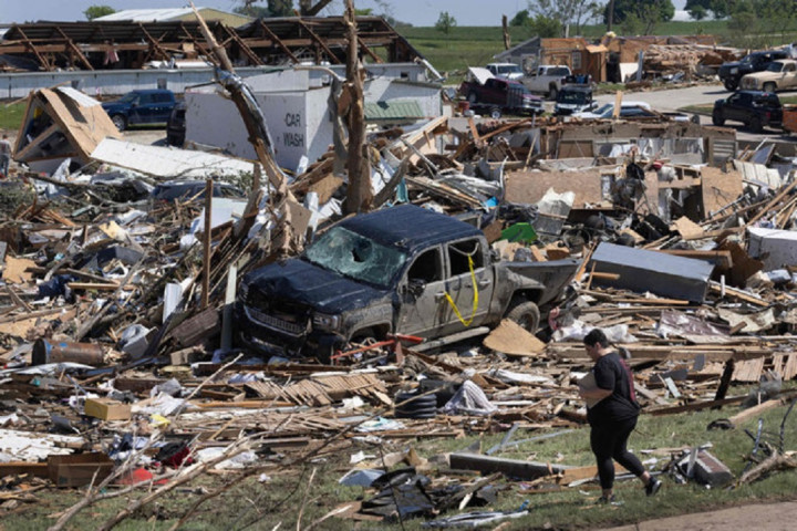 Lima Orang Tewas dan 35 Terluka dalam Terjangan Tornado di Iowa