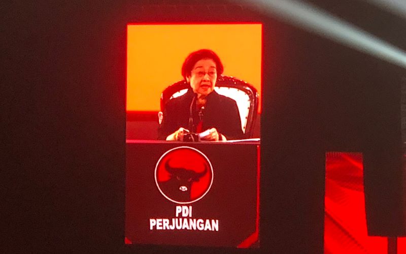 Rakernas Ke-V PDIP, Megawati Soroti Kinerja KPU dan MK di Pemilu 2024
