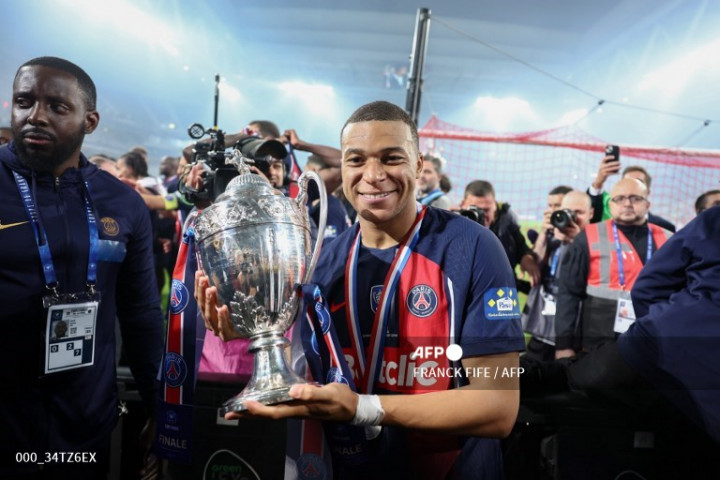Trofi Coupe de France jadi Kado Perpisahan Mbappe dengan PSG