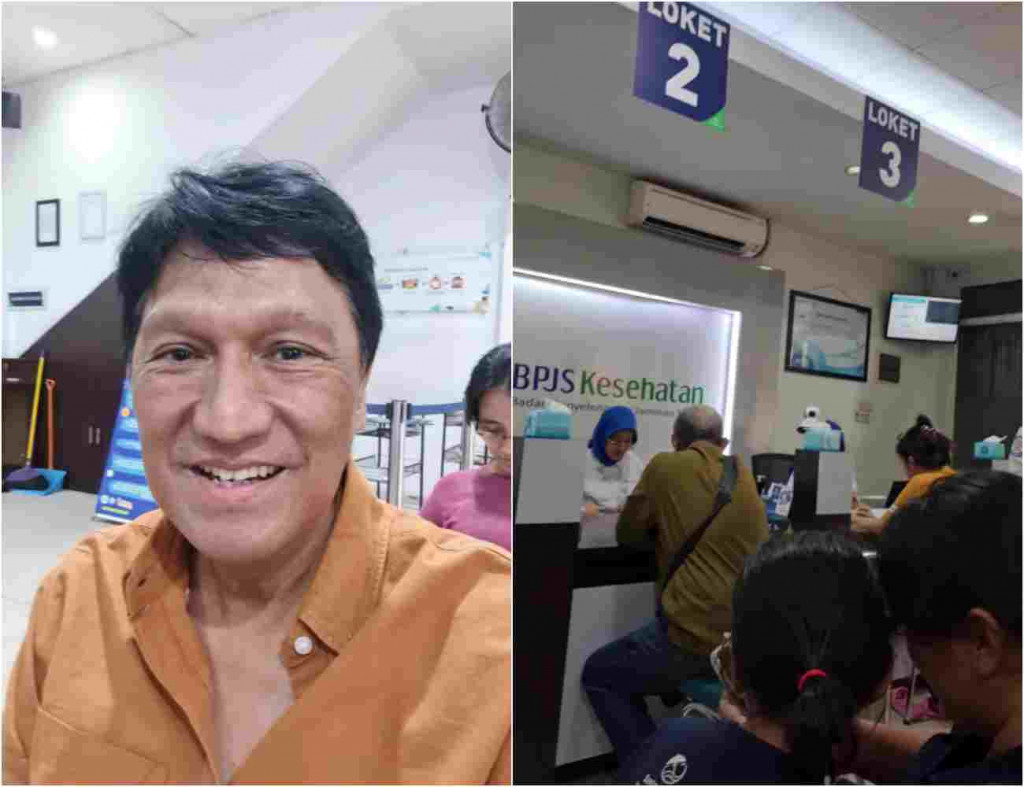 Ikang Fawzi antre 6 jam di kantor BPJS Kesehatan. Foto: tangkapan layar