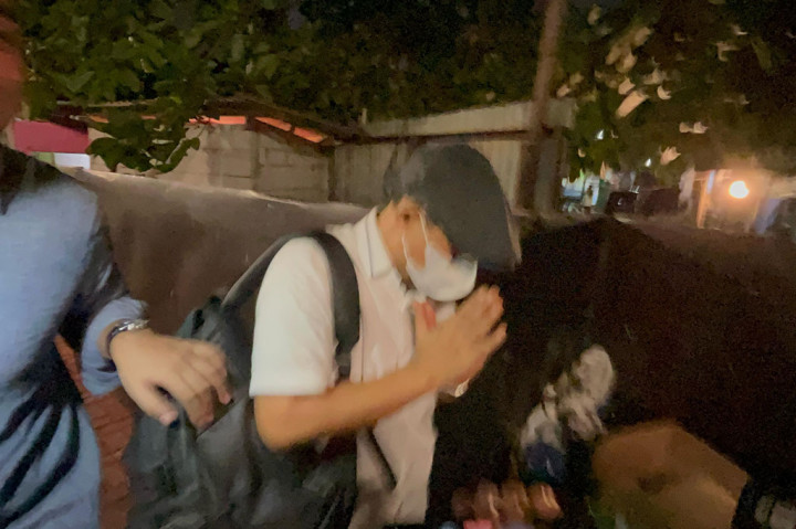 Momen Gazalba Saleh saat Dibebaskan dari Rutan KPK