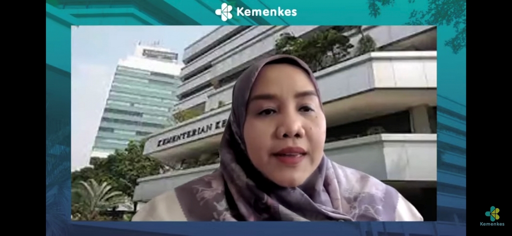 Pelaksana Harian (Plh) Direktur Pencegahan dan Pengendalian Penyakit Menular Kemenkes Helen Dewi Prameswari. Dok. Zoom