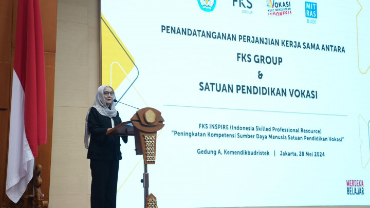 Dongkrak Kualitas Lulusan SMK, Ditjen Diksi-FKS Group Teken Kerja Sama