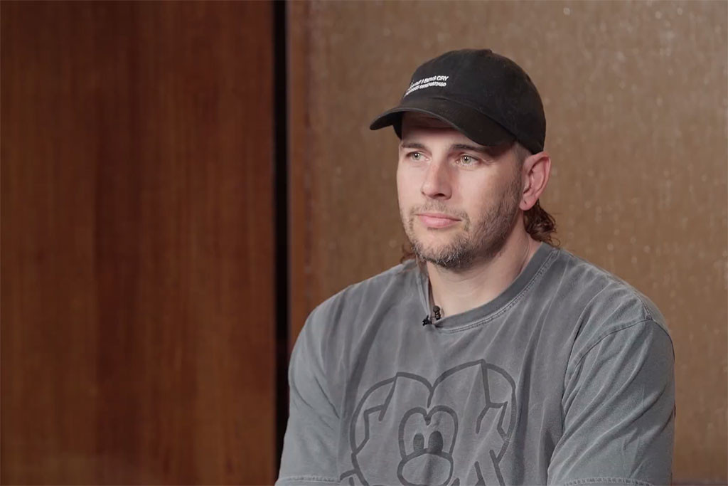 Matt Shadows dalam wawancara dengan Medcom.id (Foto: dok. Warner Music Indonesia)