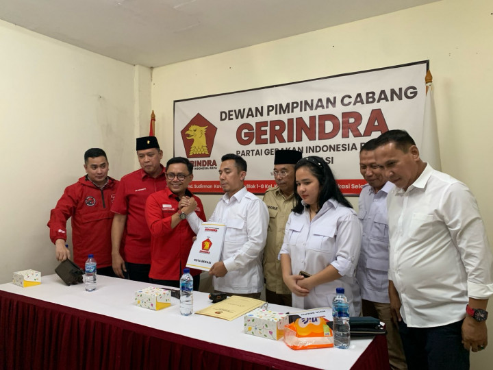 Ketua DPC PDIP Kota Bekasi Ikut Penjaringan Pilkada dari Gerindra