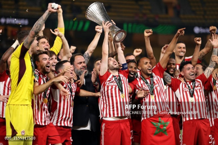 Olympiakos, Klub Yunani Pertama Juara Kompetisi di Eropa