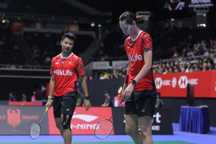 Tak Bisa Keluar dari Tekanan Bikin Dejan/Gloria Tersingkir dari Singapore Open 2024