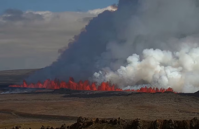 Sejak Desember, Gunung Berapi Islandia Meletus Lima Kali