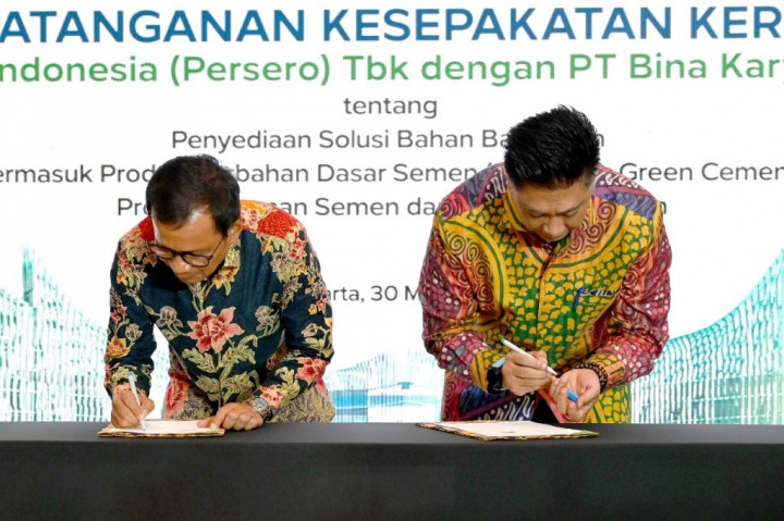 SIG & Bina Karya Kolaborasi Siapkan <i>Green Cement</i> untuk Proyek IKN