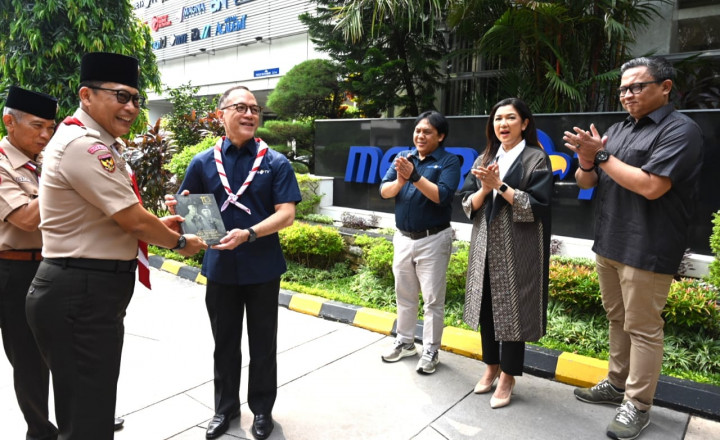 Gerakan 'Media Sahabat Pramuka, Kwarnas Kunjungi Metro TV