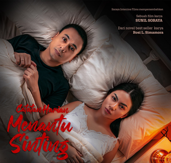 Adegan Ranjang Raditya Dika dan Ariel Tatum di Film Catatan Harian Menantu Sinting