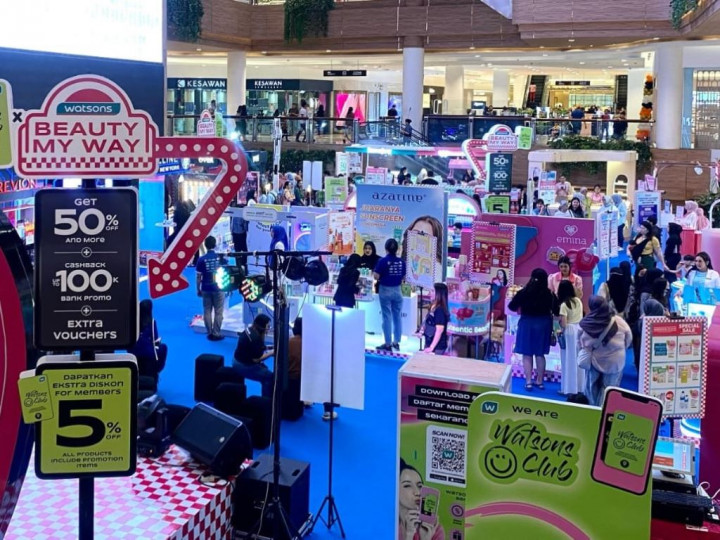 Watsons Indonesia Pecut Penjualan Produk <i>Skincare</i> dan Kosmetik