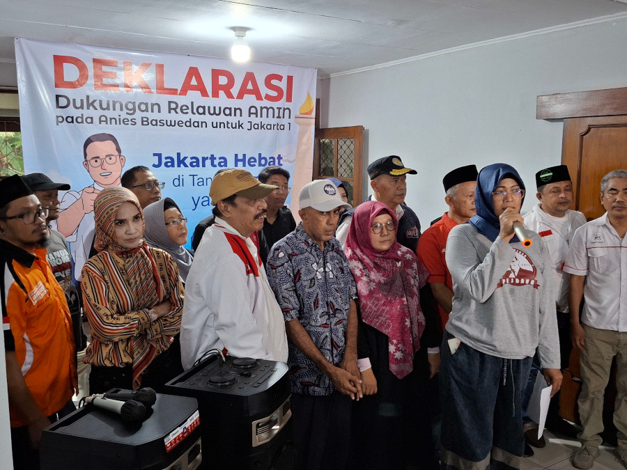 Puluhan Simpul Relawan Deklarasi Dukung Anies Baswedan di Pilkada Jakarta
