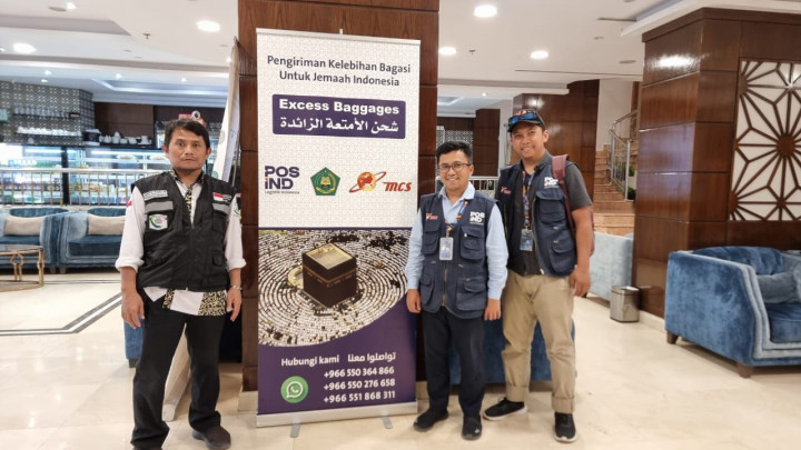 Dukung Pelaksanaan Ibadah Haji, Pos Indonesia Buka Layanan Kargo untuk Jemaah